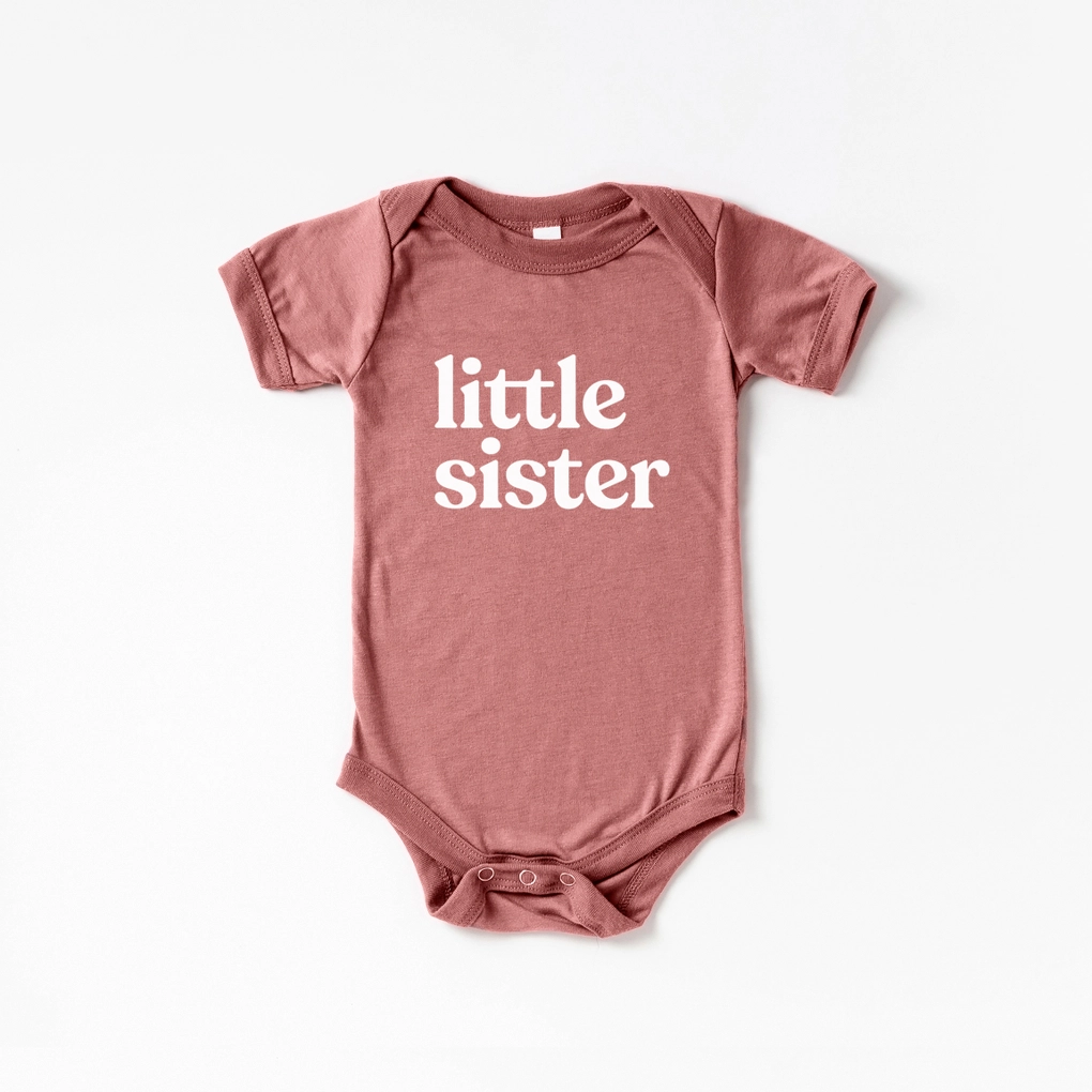 Little Sister Baby Onesie