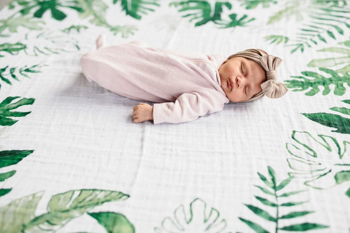 Photo Blanket - Tropical Leaf