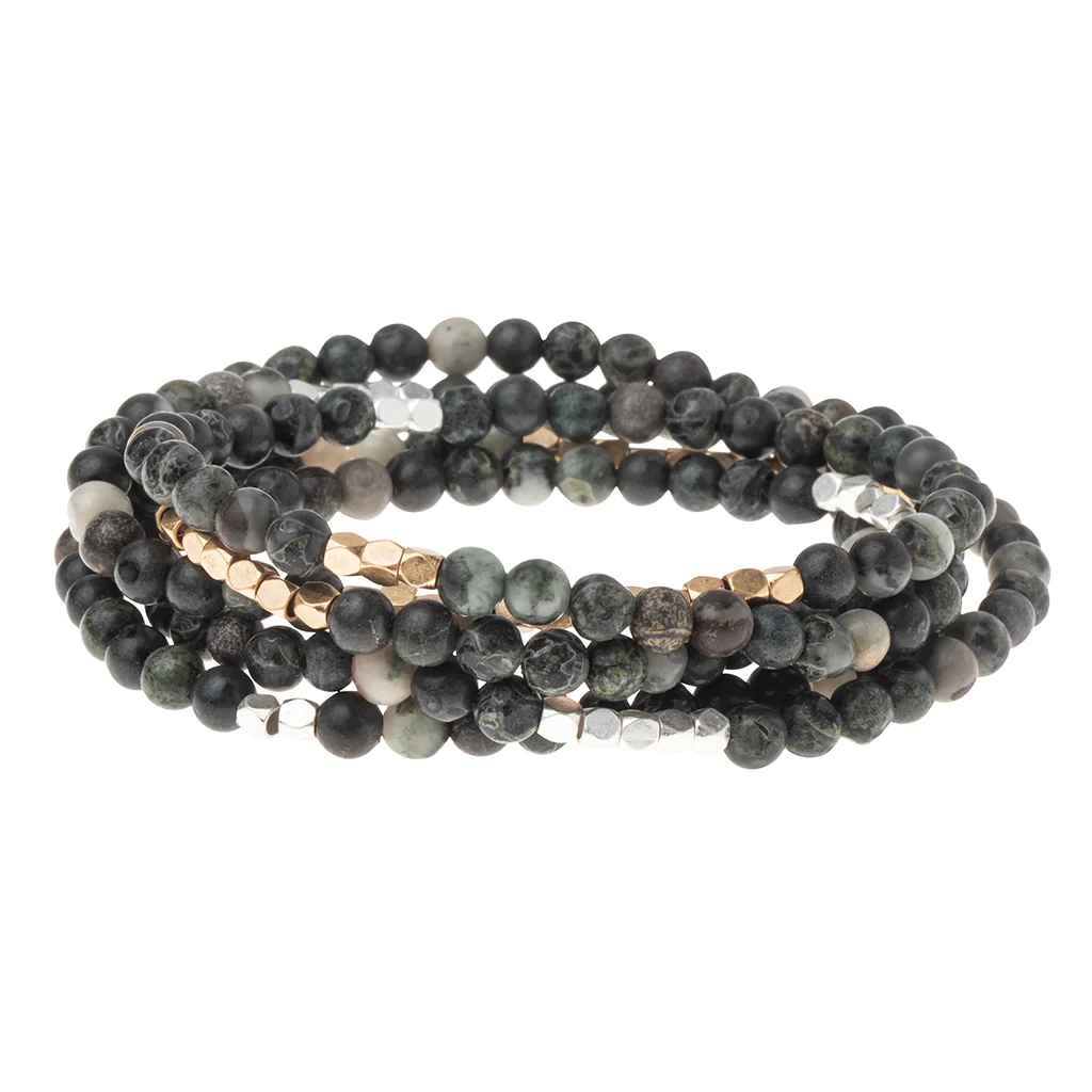 Stone Wrap Bracelet Kambaba Jasper