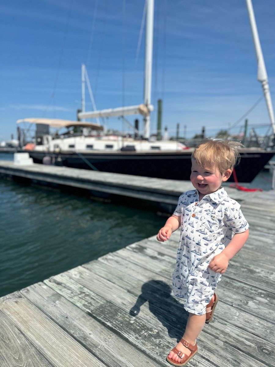 Baby Molokai Boats Romper