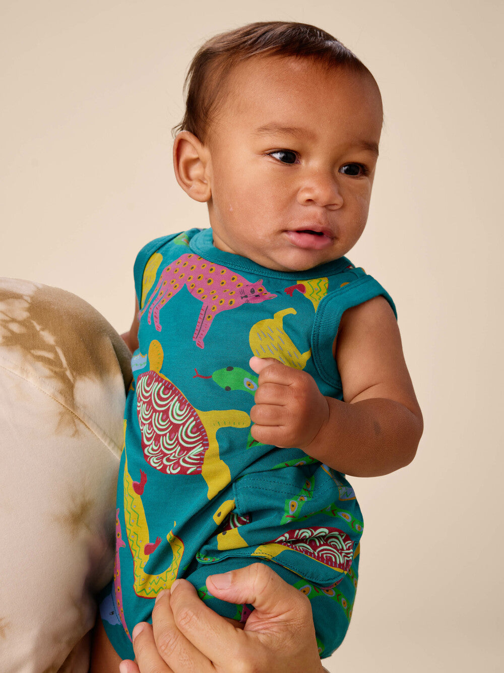 Baby Brazilian Folk Animals Tank Romper