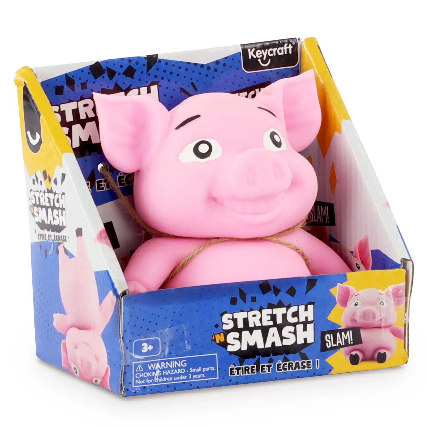 Stretch & Smash Pig Sensory Toy