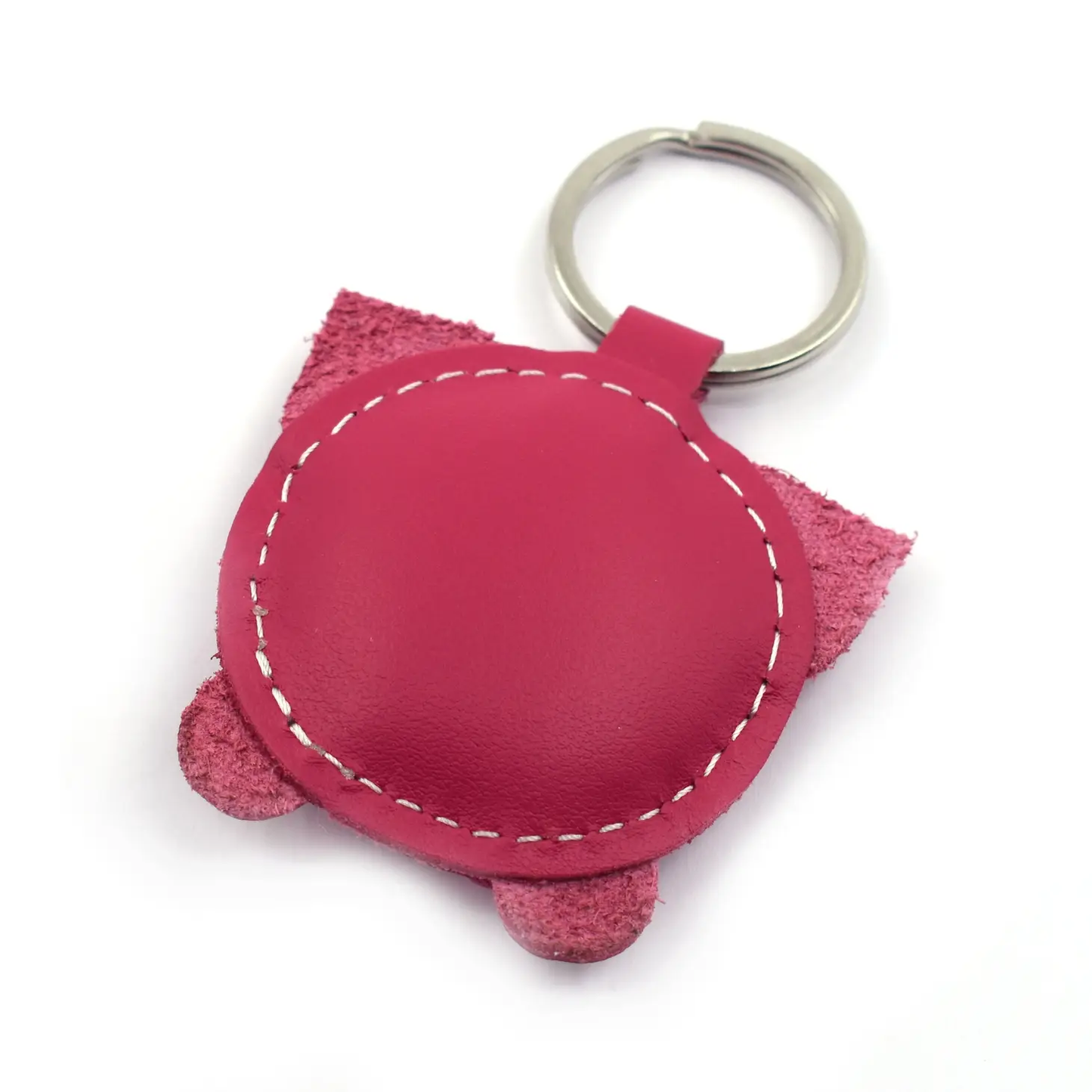 Cute Pig Leather Keychain