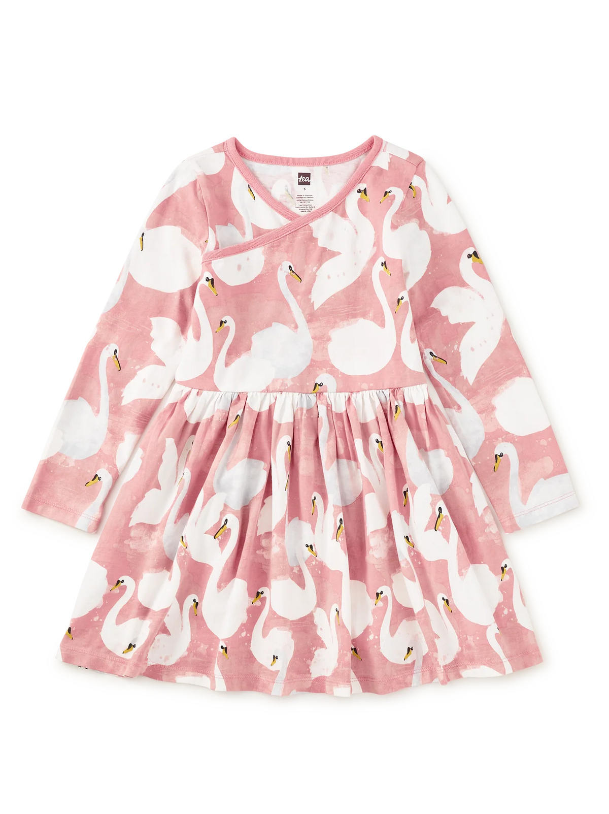Baby The Queen’s Swan Wrap Neck Dress
