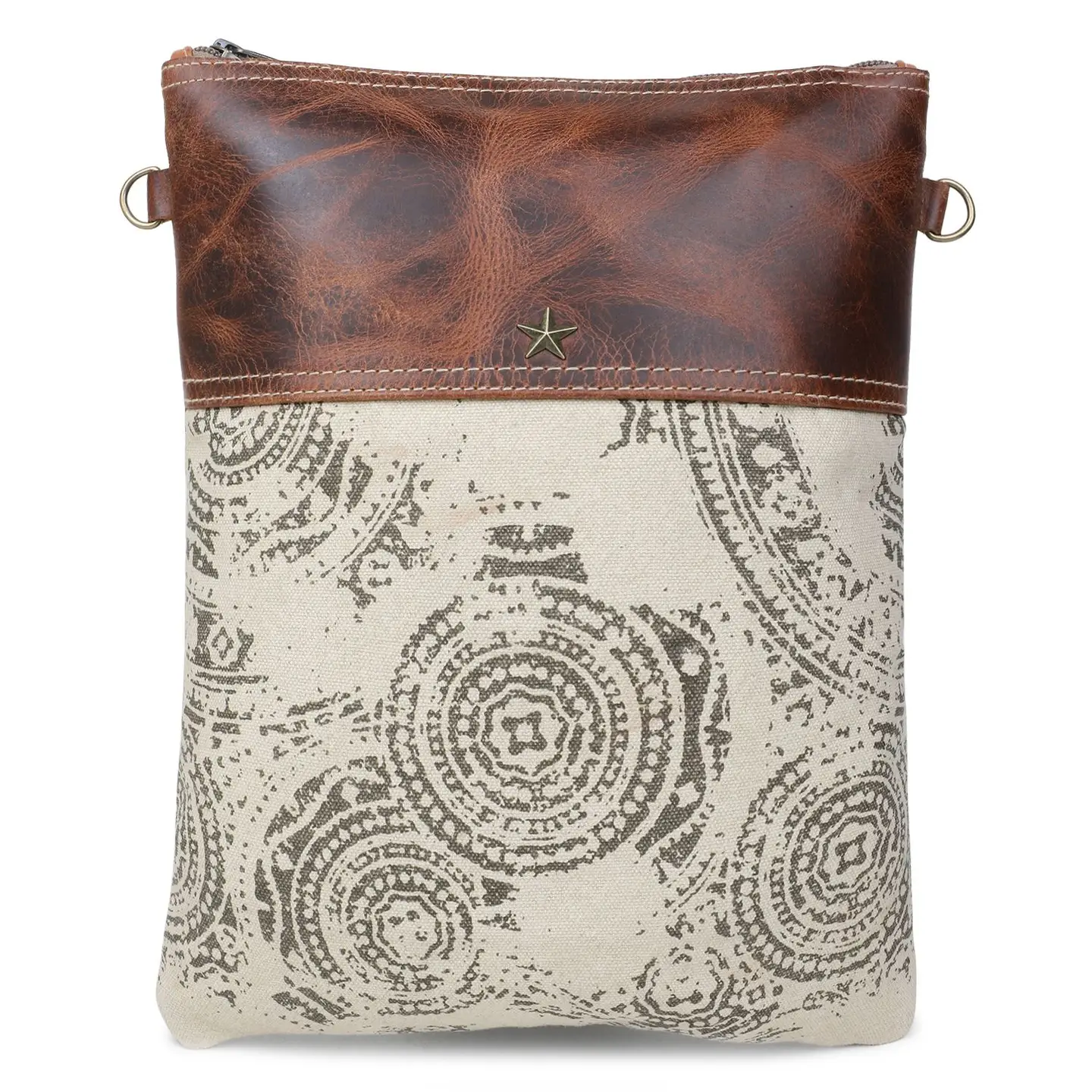Women's Crossbody Bag - Circle Mandala
