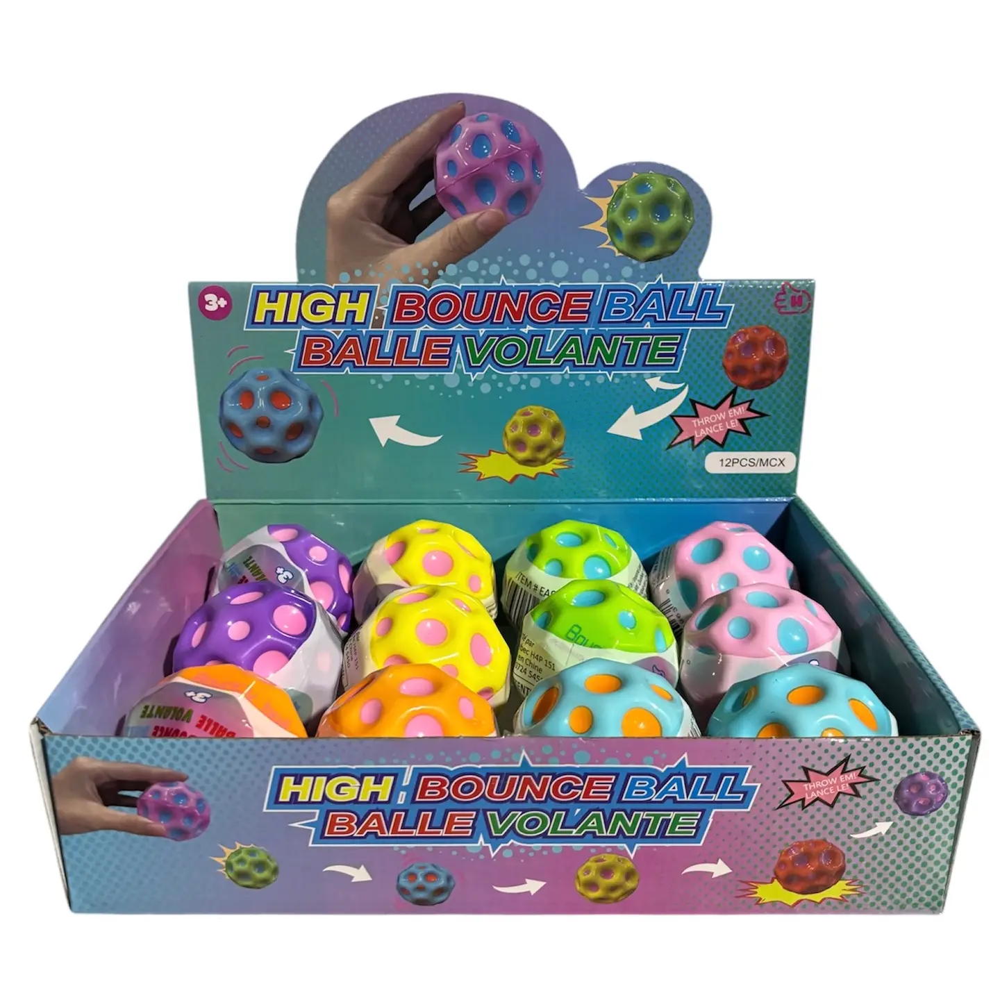 Pastel Super High Bounce Space Ball