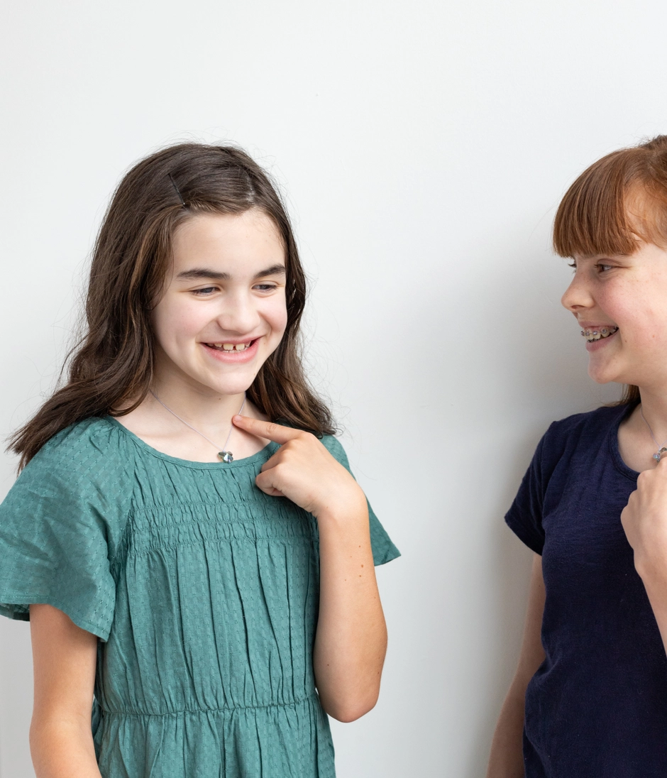 Little Wish Kids Necklace Set Mystic Blue Best Friends