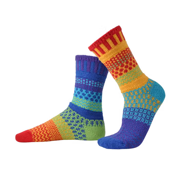 Rainbow Crew Socks