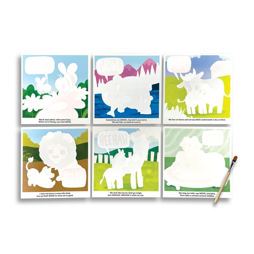 Water Amaze Reveal Boards - Baby Animals