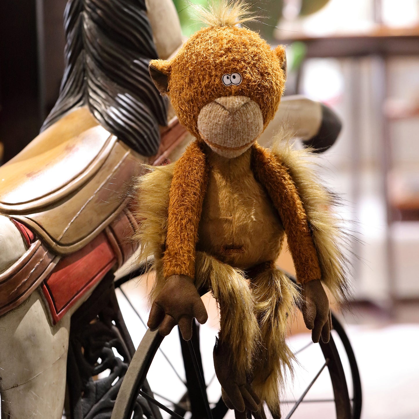 Mon Key Stuffed Monkey Toy