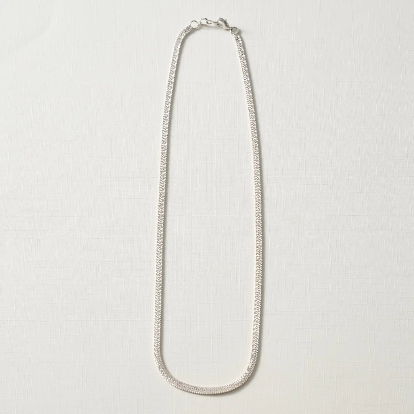 Zara Silver Tone Snake Necklace