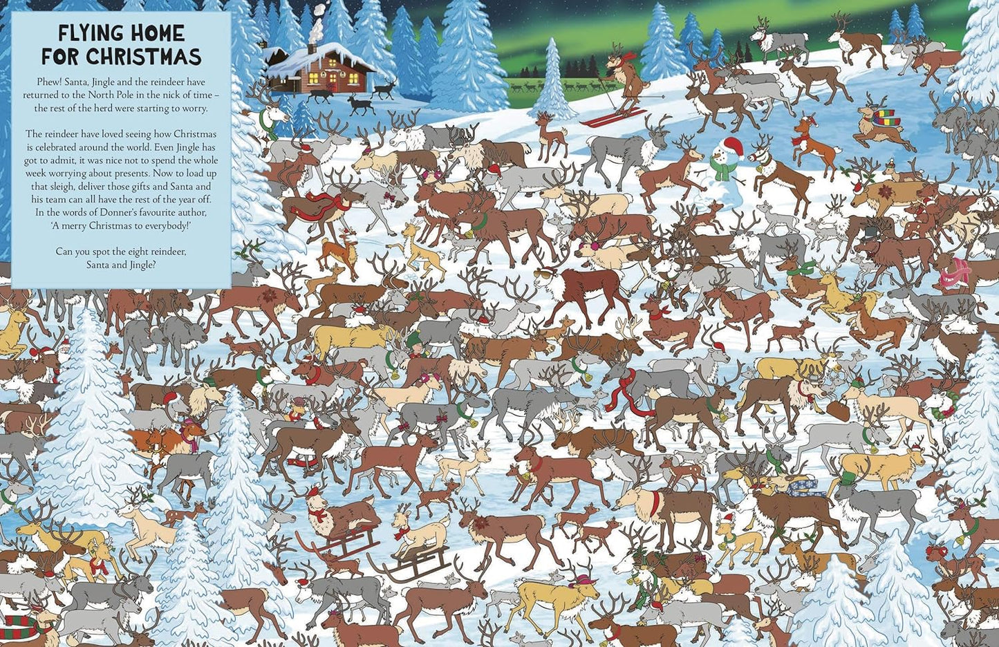 Where's Santa's Reindeer Book