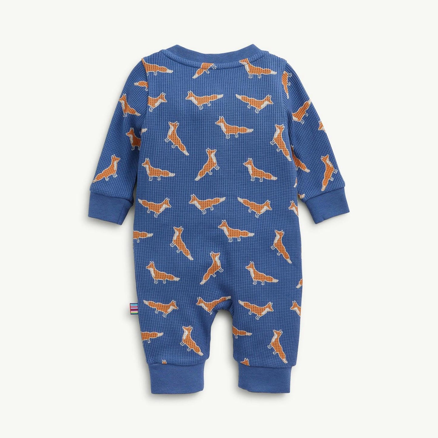 Baby Fox Waffle Romper