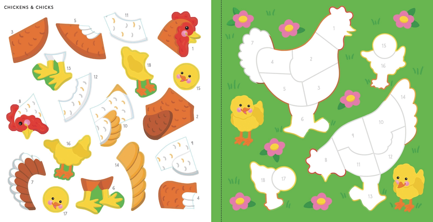 First Color Sticker Farm Animals