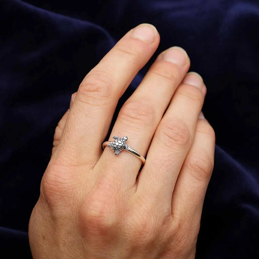 Baby Sea Turtle Ring