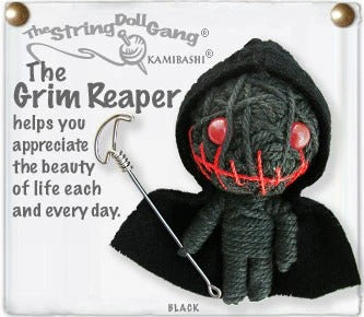 The Grim Reaper String Doll Keychain – Lillies