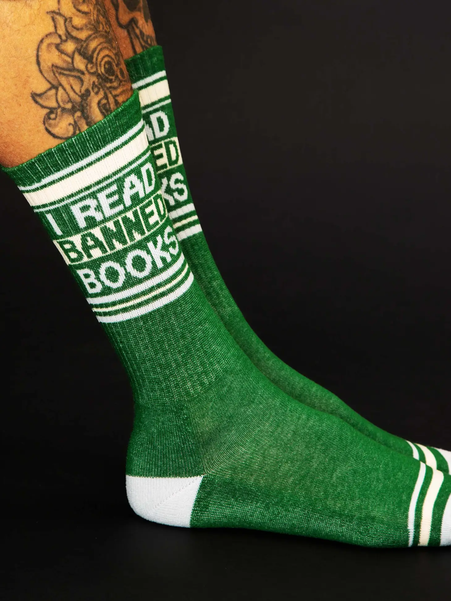 I Read Banned Books Crew Socks