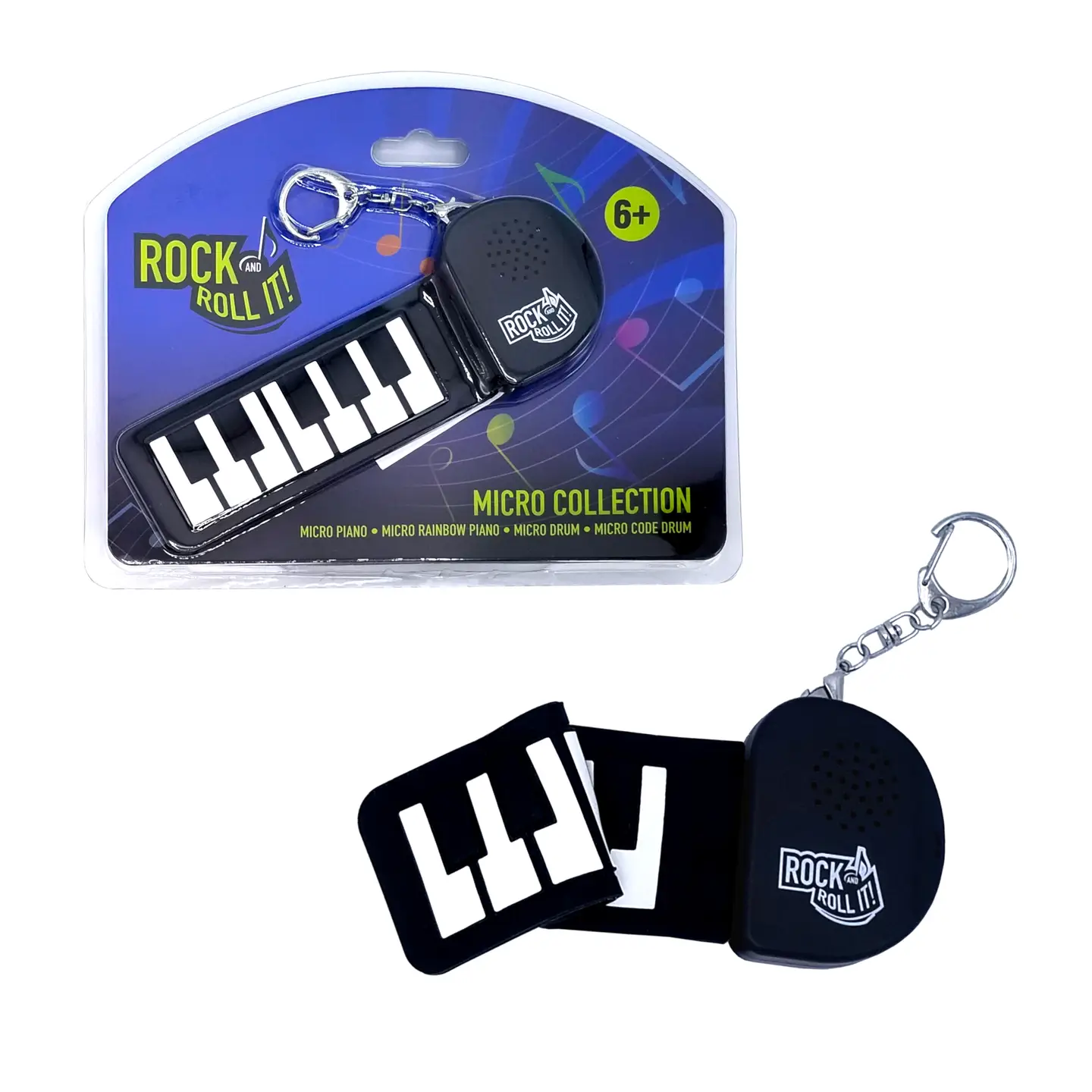 Micro Rock and Roll It Keychain