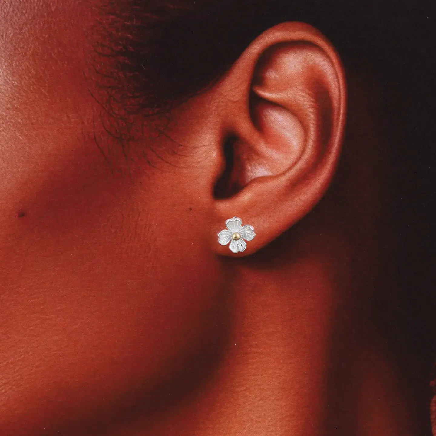 Just Bloom Four Petal Earrings