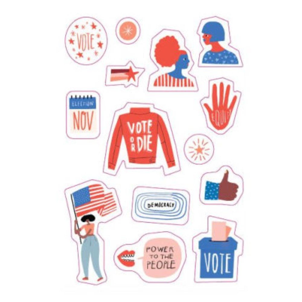 Be A Voter! Sticker Book