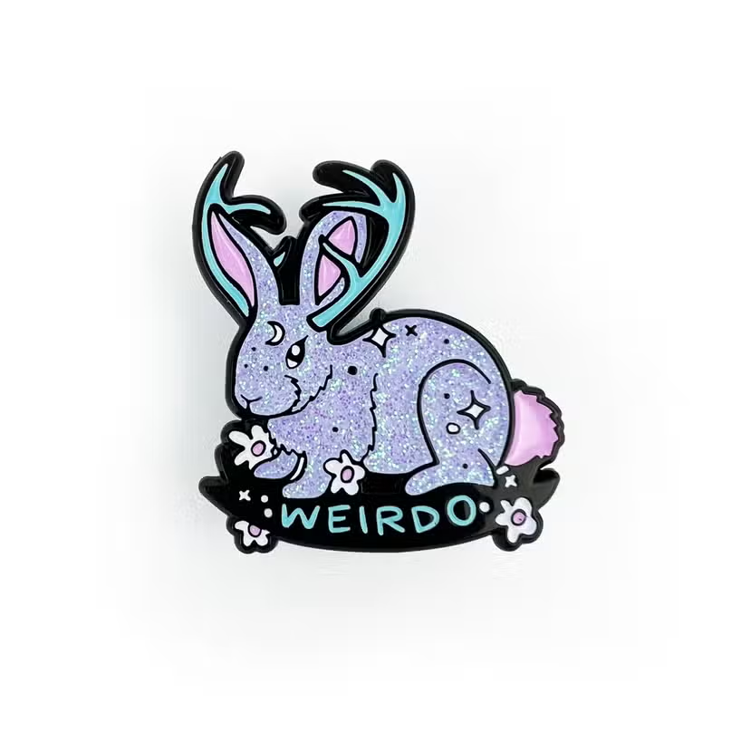 Jackalope Enamel Pin