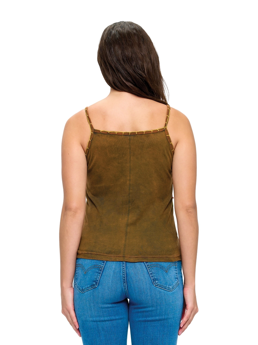 Patchwork Hand-Stitched Tank Top