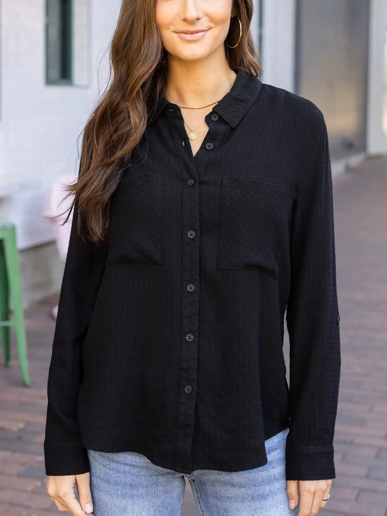 Favorite Button Up Top