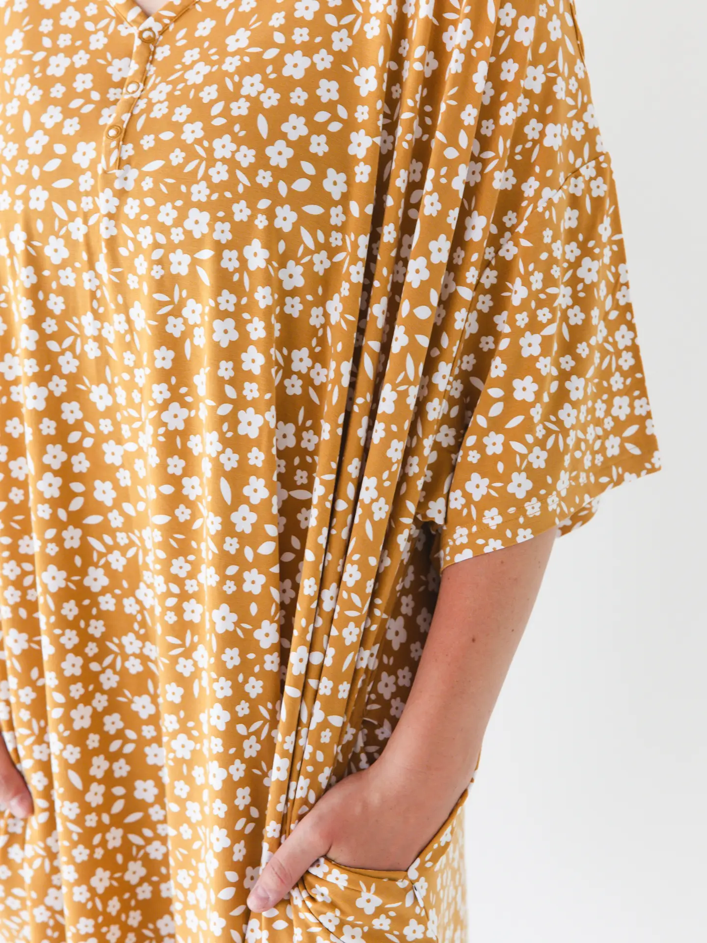 Honey Blooms Bamboo Muumuu Nightgown