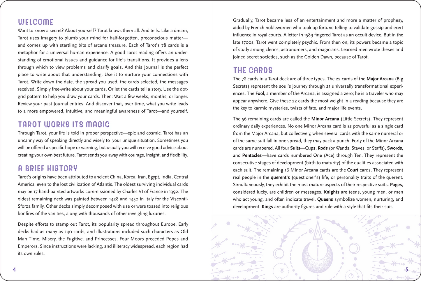 Tarot Journal Book