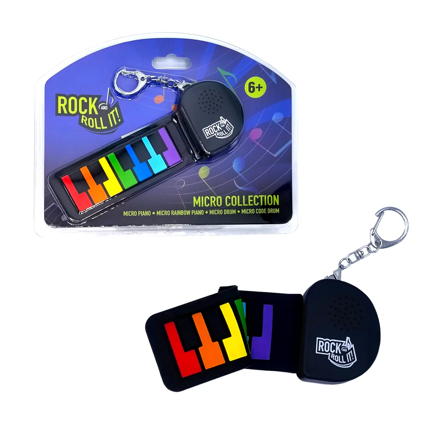 Micro Rock and Roll It Keychain