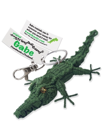 Gabe Alligator String Doll Keychain