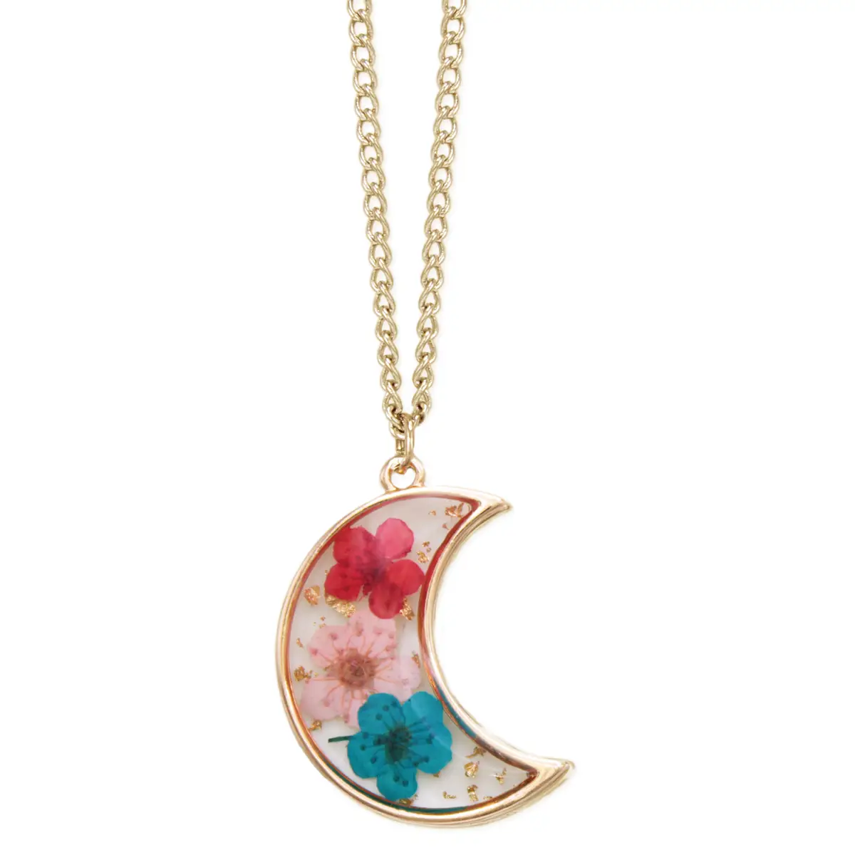 Moon Dried Flower Necklace