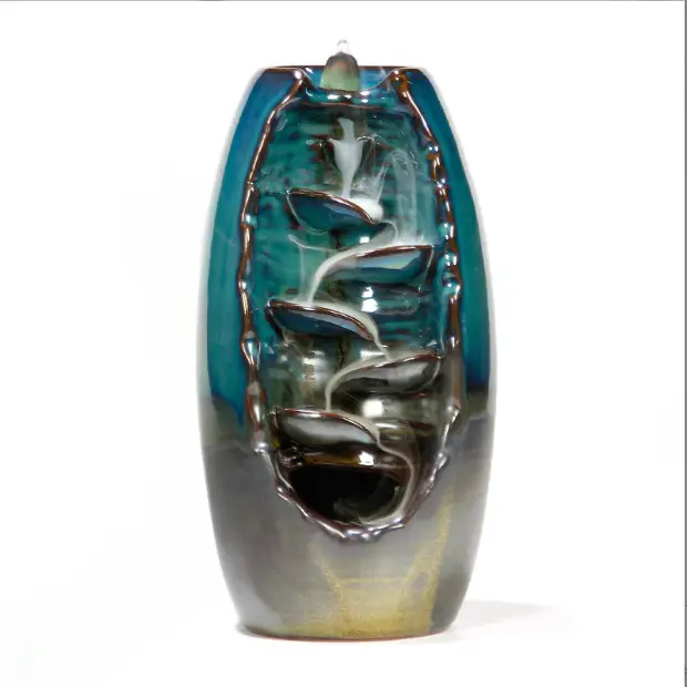 Serpent Falls Ceramic Backflow Incense Burner