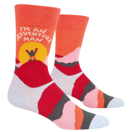 Crew Socks Men Adventure Man