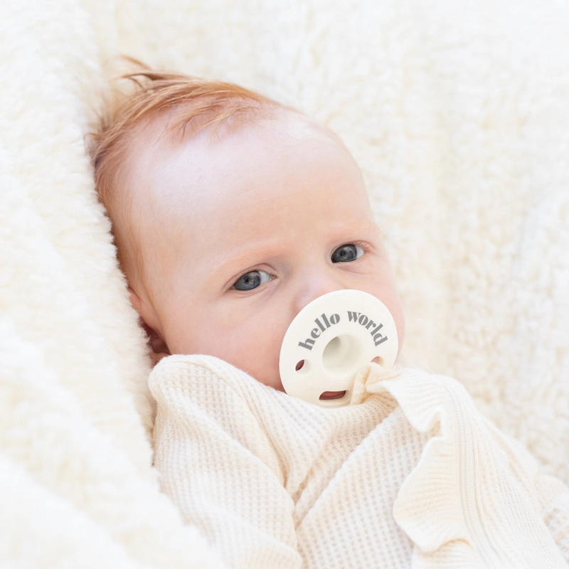 Hello World Bubbi Pacifier
