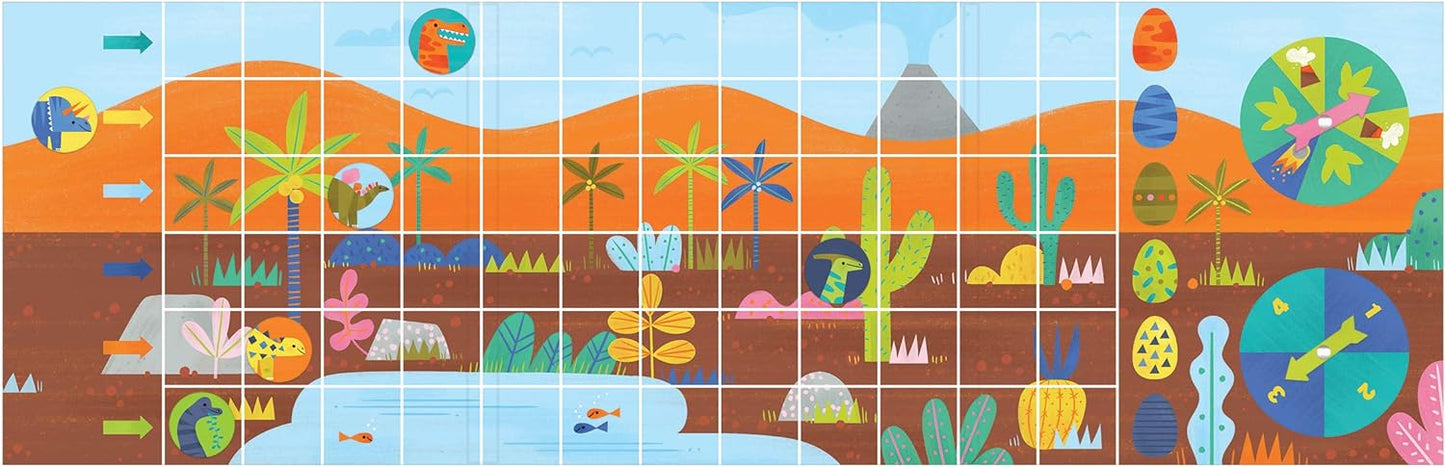 Let's Go Dino Magnetic Board Game