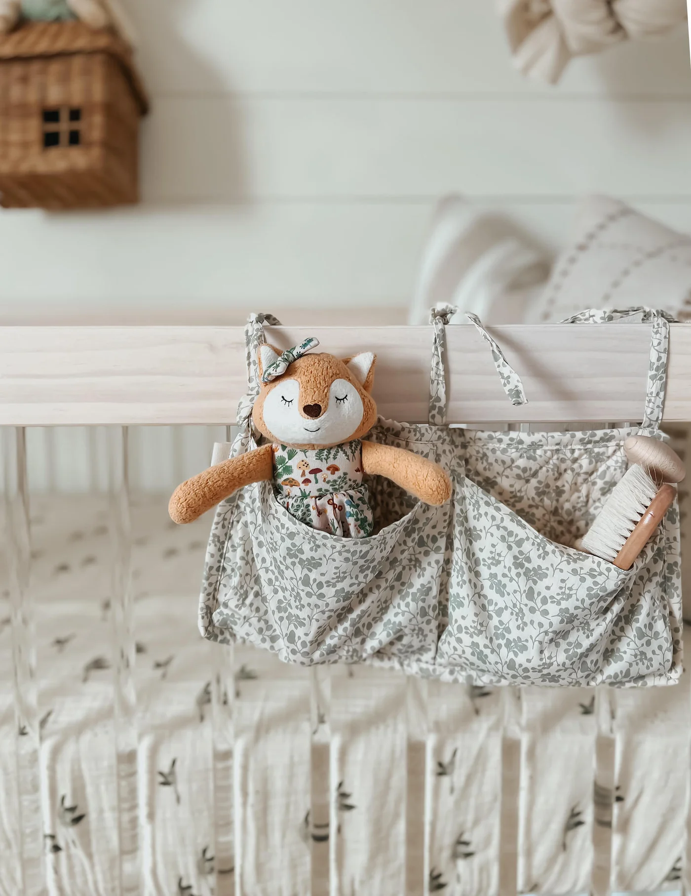 Little Fox in Boho Woodland Dress