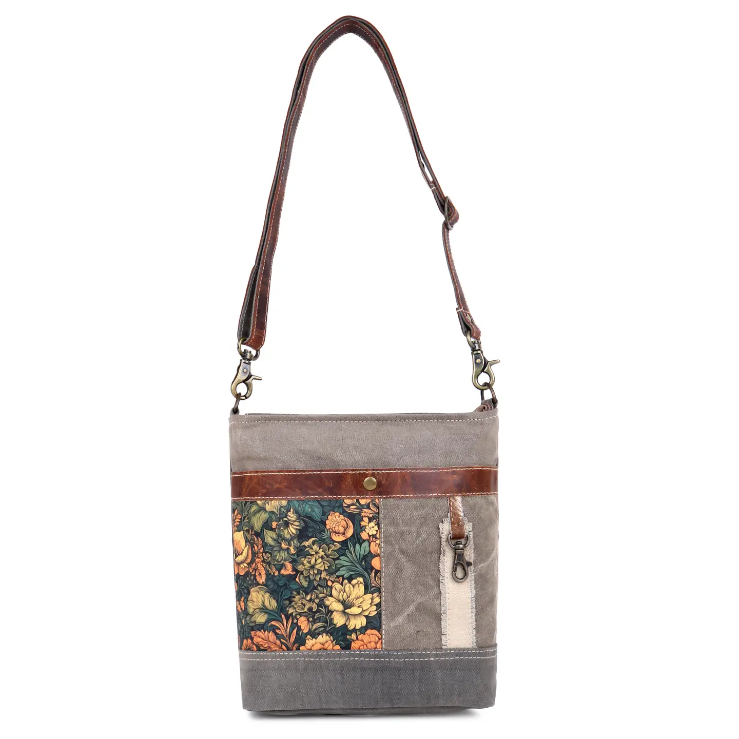 Women's Crossbody Bag - Rustic Floral