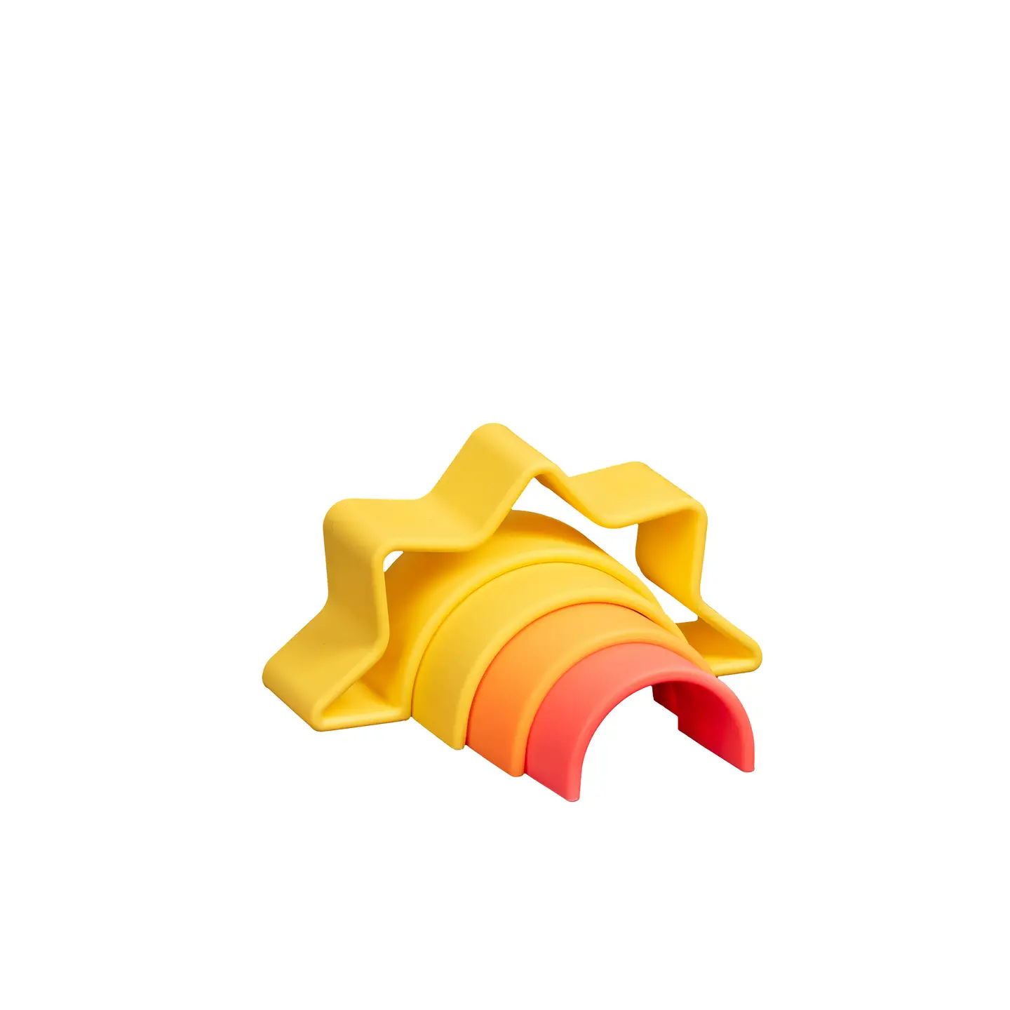 Neon Sun Nesting Toy