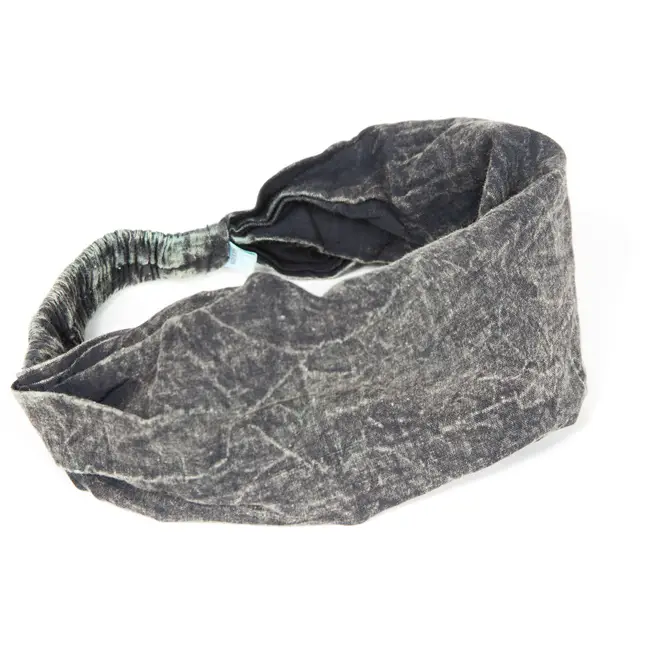 Dark Grey Cotton Headband
