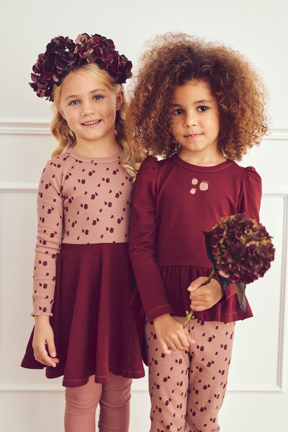 Girls Apple Print Top