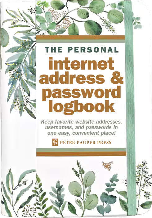 Eucalyptus Internet & Password Logbook