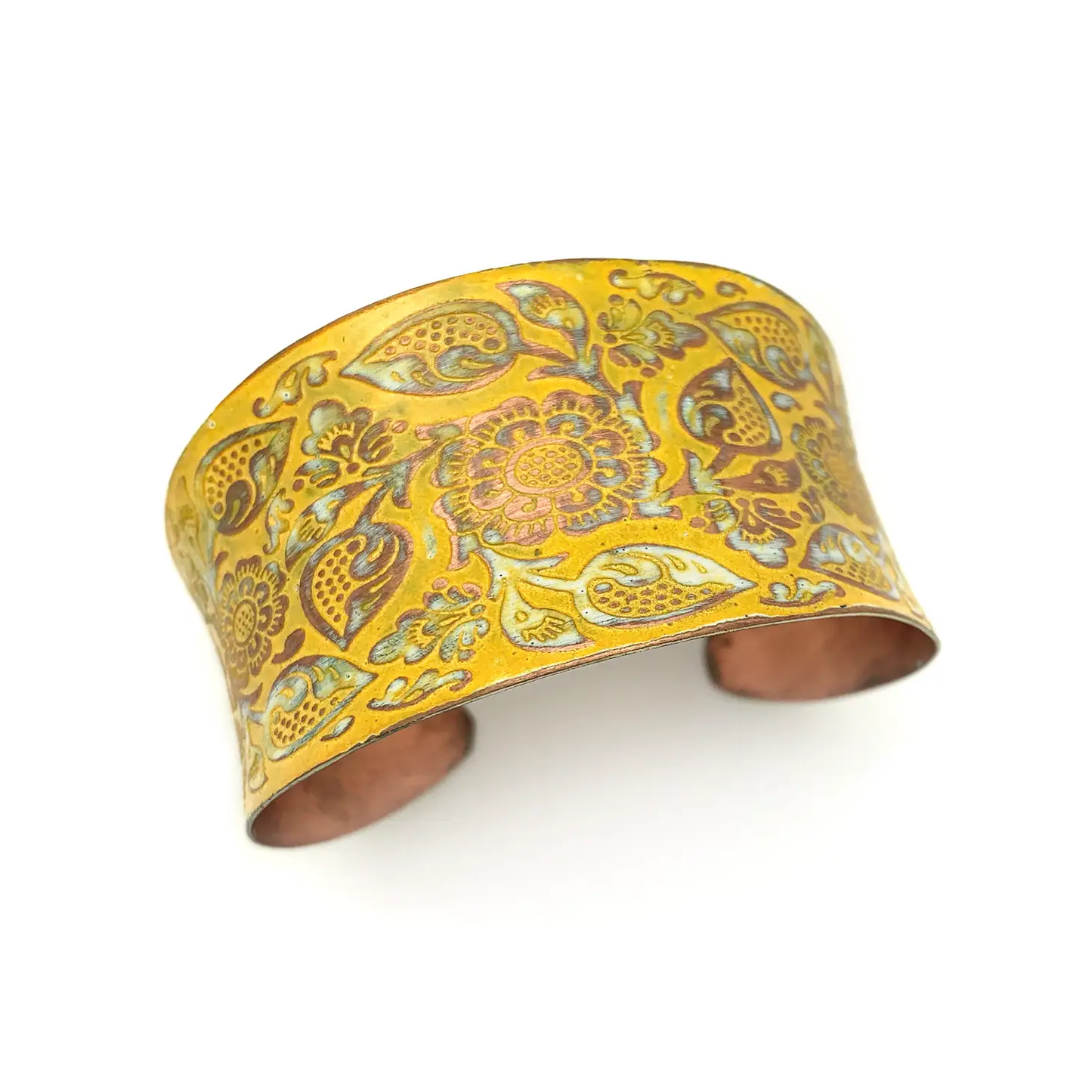 Copper Patina Cuff Bracelet