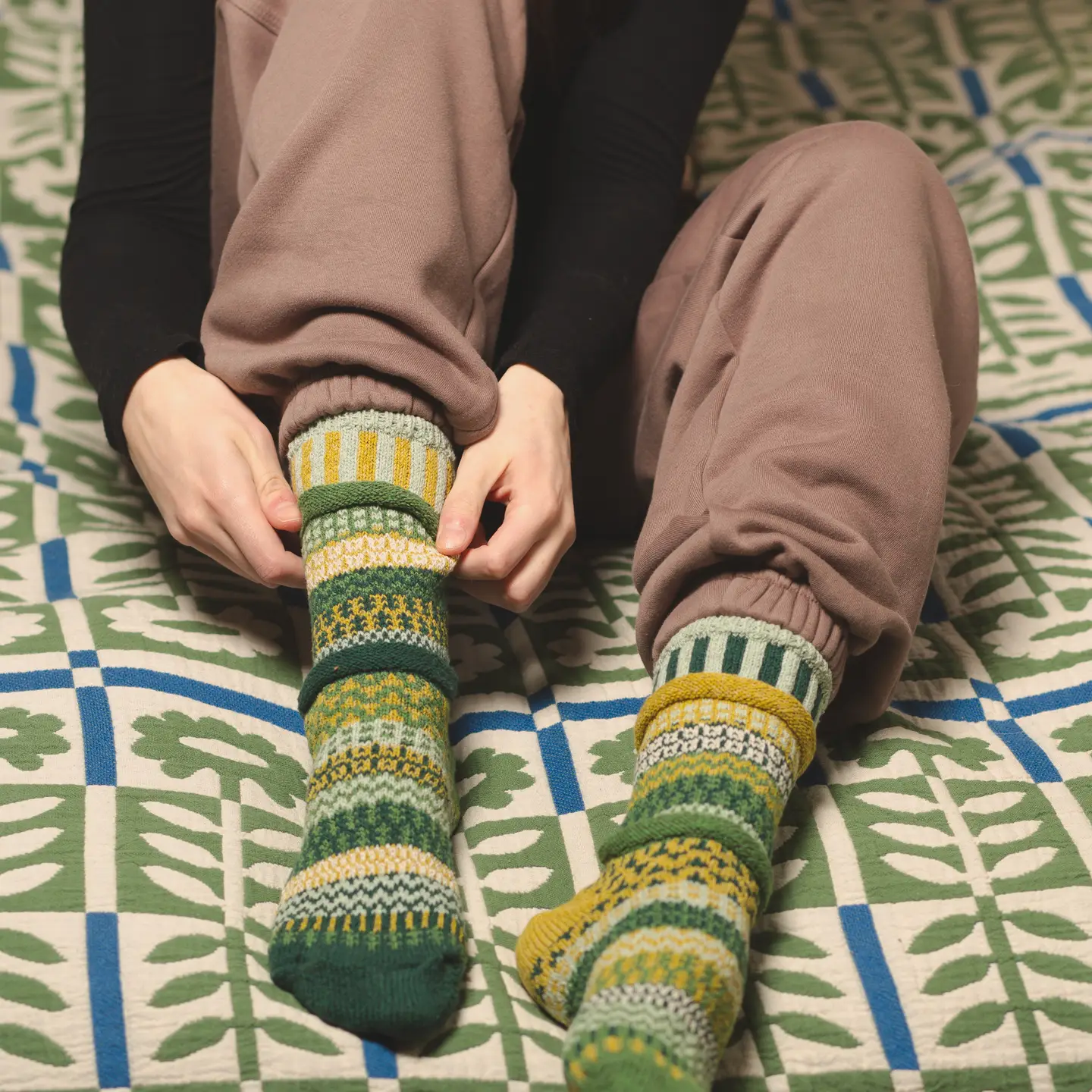 Fiddlehead Crew Socks
