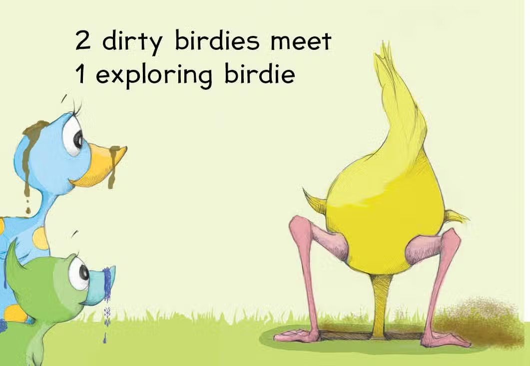 Dirty Birdies Board Book