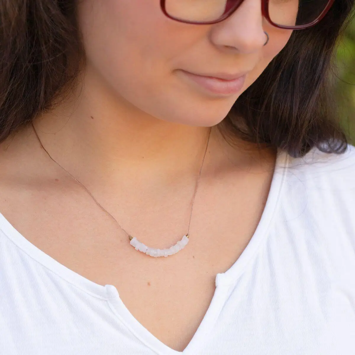 Clear Quartz Becoming Necklace For Glow Forward