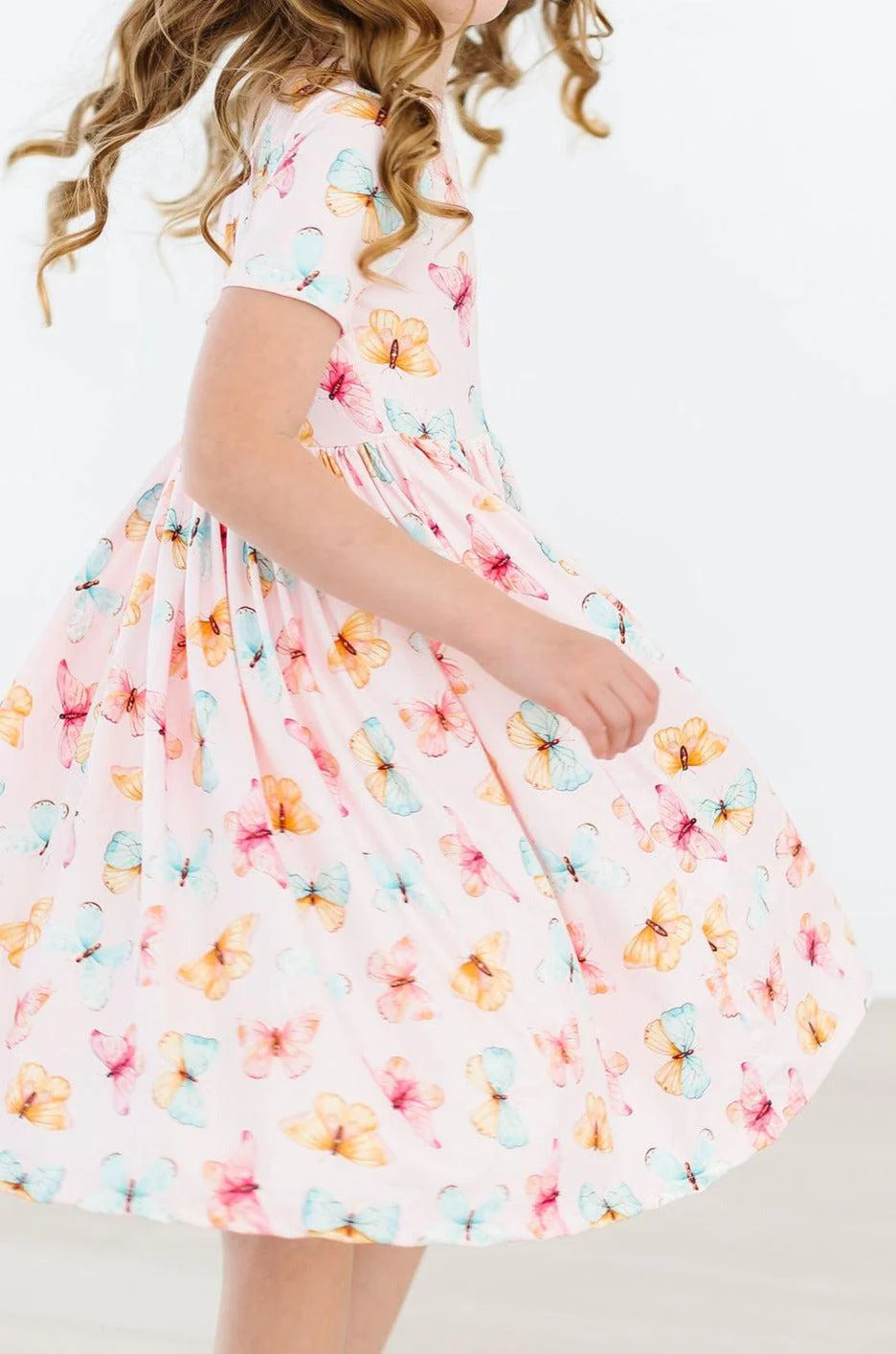 Girls Butterfly Kisses Twirl Dress