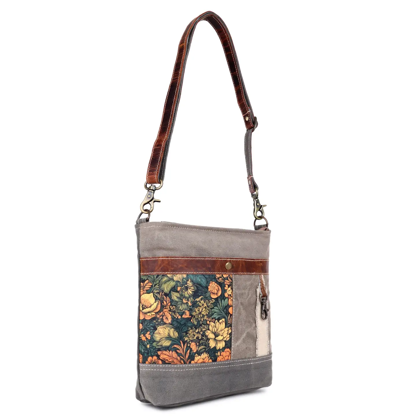 Women's Crossbody Bag - Rustic Floral