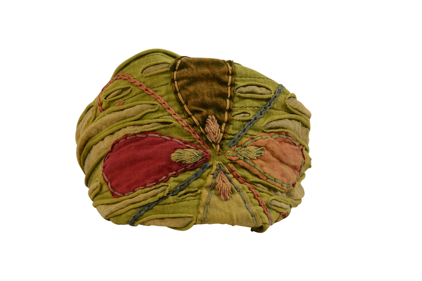 Four Petal Flower Embroidered Headband