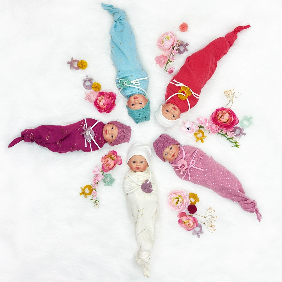 Swaddle Muslin Doll Vanilla
